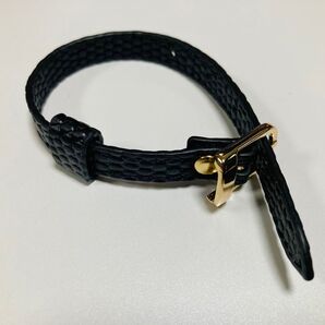 ネームタグのストラップのみ 黒 ブラック シンプル 未使用