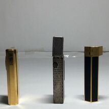 【中古ライター】RONSON / dunhill / CELINE ロンソン / ダンヒル / セリーヌ ガスライター 【3本セット】_画像4