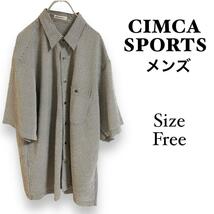 G1189 CIMCA SPORTS メンズ　ポロシャツ　ジグジャグ　ボーリング_画像1