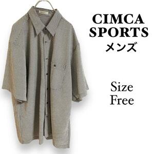 G1189 CIMCA SPORTS メンズ　ポロシャツ　ジグジャグ　ボーリング