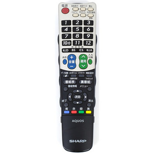 【中古】SHARP テレビリモコン GA814WJSA [管理:1150002424]