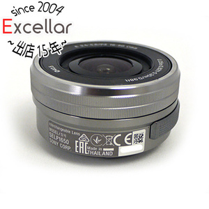 【中古】SONY E PZ 16-50mm F3.5-5.6 OSS SELP1650 シルバー [管理:2000012108]