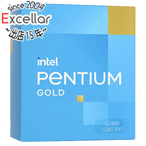 【中古】Pentium Gold G7400 3.7GHz LGA1700 SRL66 元箱あり [管理:1050022732]