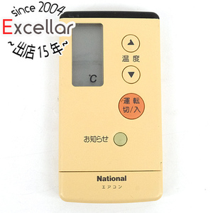 【中古】【ゆうパケット対応】National エアコンリモコン A75C676 [管理:1150026282]