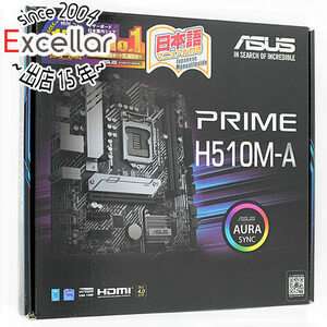 【中古】ASUS製 MicroATXマザーボード PRIME H510M-A LGA1200 美品 元箱あり [管理:1050020644]