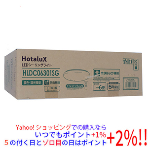 HotaluX LEDシーリングライト HLDC06301SG [管理:1100050503]