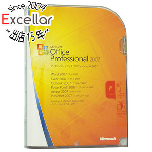 ※シュリンクに一部破れ Microsoft Office Professional 2007 日本語通常版 正規品