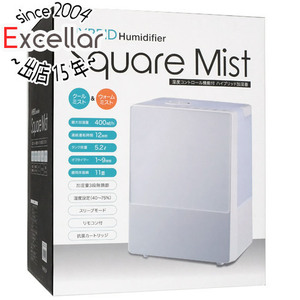 スリーアップ ハイブリッド式加湿器 Square Mist HFT-1725WH ホワイト 未使用 [管理:1100033485]