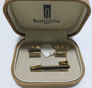 ■未使用 ニコルサンジル タイピン カフスボタン Nicole St Gilles■