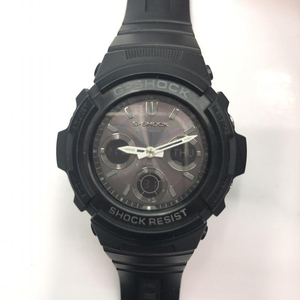 【中古】G-SHOCK AWG-M100B-1AJR 電波ソーラー[240091346218]