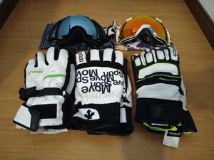 スノーゴーグル&スノーグローブ 詰め合わせ OAKLEY SMITH Phenix DESCENTE reusch