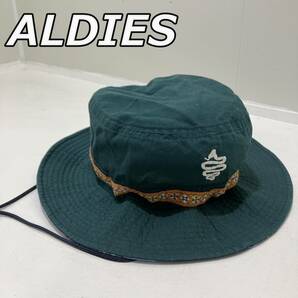 【ALDIES】アールディーズ キャンプハット アウトドア キャップ チロリアンテープ 緑 グリーン