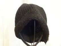 「 Heritage 」 メンズ　黒色帽子　編み込みニット帽　サイズ５７cm〜５９cm　キャップ　帽子　ウール使用　アイルランド使用_画像2