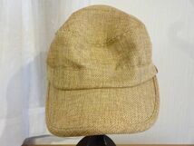 （１４＋）ICHIYON PLUS　男女兼用帽子　ワークキャップ サイズ５７cm〜５９cm　キャップ　帽子　ベージュ色_画像2