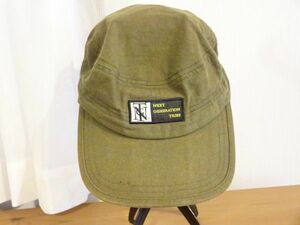 （NEXT GENERATION TRIBE ）メンズ　カーキ色　ワークキャップ サイズ５７cm〜５９cm　キャップ　帽子　