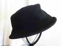 ＋ CARAWAN ＋ 1946　メンズ・レディース　ポークパイハット サイズ５７・５cm　キャップ　帽子　ウール　日本製_画像3