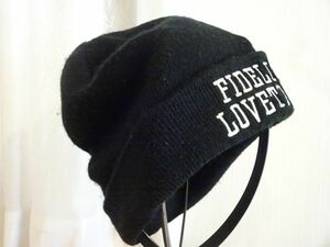 ＠ LOVETOXIT ＠ レディース・ガールズ　黒色帽子　キャップ　帽子　サイズ５６cm〜５９cm　FIDELITY　