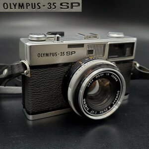 【宝蔵】OLYMPUS オリンパス フイルムカメラ OLYMPUS-35 SP ケース付 動作未確認 ジャンク品