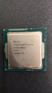 CPU インテル Intel Core I7-4770 プロセッサー 中古 動作未確認 ジャンク品 -9681