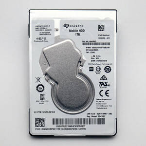 Seagate　2.5インチ　HDD　1TB　正常　7534時間　7mm　ST1000LM035-1RK172　動作品