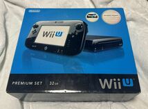 新品　未使用品　WiiU 本体 プレミアムセット 32GB ブラック　黒　 wii u 本体_画像1