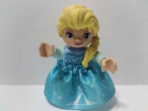 レゴデュプロ 　エルサ　ディズニー　アナと雪の女王　プリンセス　人形　特殊ブロック