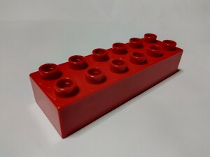  Lego Duplo 2×6 красный красный основы блок детали 