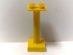 レゴデュプロ 　2×2×4 柱 黄色　ブロック パーツ 