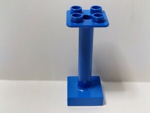 レゴデュプロ 　2×2×4 柱 ブルー　ブロック パーツ 