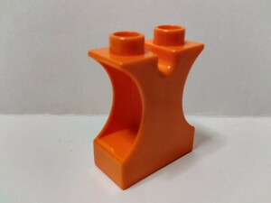 レゴデュプロ 　1×2×2　パイロンブリック　オレンジ　パーツ　特殊ブロック