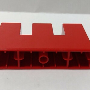 レゴデュプロ  1×4×2  スリット入りブリック 凸凹 赤 レッドの画像5