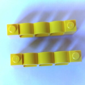 レゴ LEGO フェンス 2個セット 黄色 パーツ 特殊ブロック  の画像3