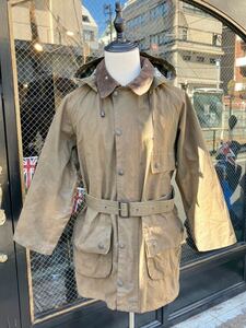 Barbour solway zipper ソルウェイジッパー C42 2ワラント　vintage バブアー　イギリス古着　ワックスコットンジャケット　MV979