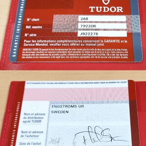 良品 チューダー チュードル TUDOR ヘリテージ ブラックベイ 79220R J番 メンズ ブランド腕時計 自動巻き AT ステンレス SS/ナイロンブレスの画像9