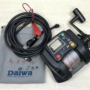 動作品 Daiwa SUPER TANACOM S500 袋・電源コード付き 電動リール ダイワ スーパータナコンの画像1