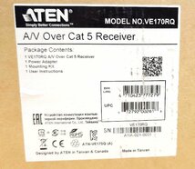新品未使用品 ATEN ビデオ延長器用レシーバー/ビデオ分配送信器用レシーバー VGA / Cat5 / デスキュー機能搭載 VE170RQ_画像3