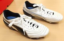 プーマ サッカースパイク PUMA パラメヒコ ライト 15 MIX SG JP 103604 02 サイズ25.5cm ホワイトパール/ブラック/アズールブルー シューズ_画像2