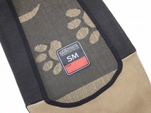 【新品】ebs WM KNIT COVER TECH - BLACK/BEIGE - SMサイズ eb's製 犬 ダックス ニットカバー ソールカバー スノーボード_画像5