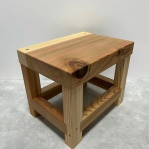 踏み台　花台　椅子　ハンドメイド 木製