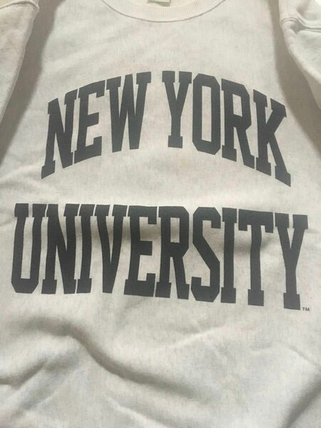 NEW YORK UNIVERSITY スウェット　　　　　　　　サイズM