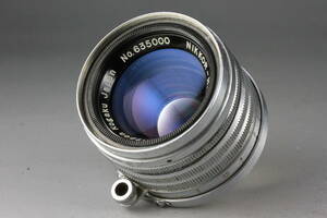 実写テスト済み Nikon NIKKOR-H.C 5cm F2 単焦点 標準レンズ ライカ L39 Lマウント #308