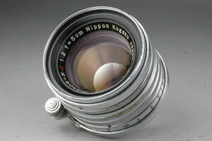 実写テスト済み Nikon NIKKOR-H.C 5cm F2 単焦点 標準レンズ ライカ L39 Lマウント #342