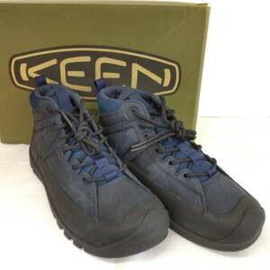 【1円～】KEEN(キーン)　シティズン キーン リミテッド ウォータープルーフ Citizen KEEN LTD WP スニーカー 1015143　Dress Blues　26.5cm