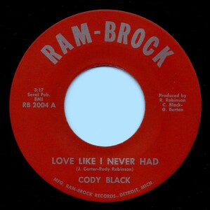 Cody Black / Love Like I Never Had ♪ Reap What You Sow (Ram-Brock)
