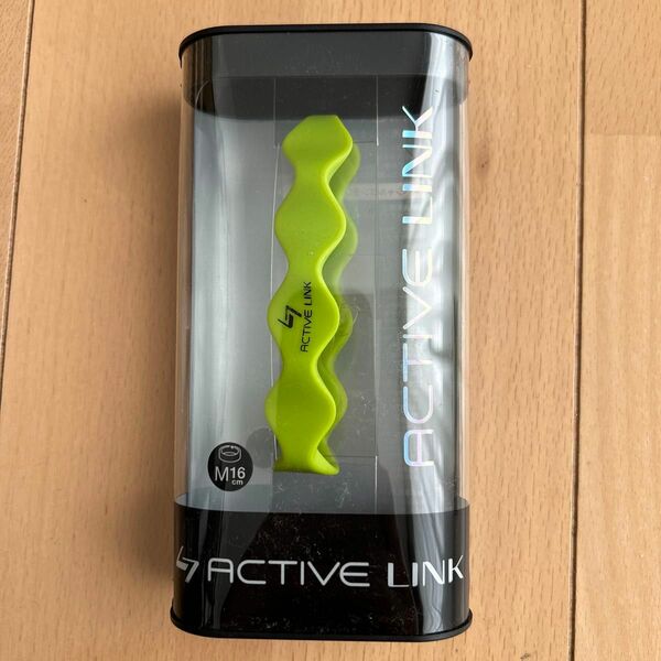 アクティブリンク ACTIVE LINK グリーン 黄緑色 Mサイズ 16㎝ スポーツ スポーツブレスレット アームバンド