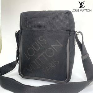 1円【超極美品】ルイヴィトン Louis Vuitton ダミエ ジェアン シタダン ブラック ショルダーバッグ メッセンジャー 定価約13万