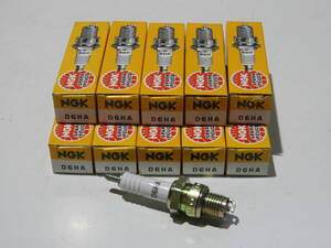 ホンダ CB72 CL72 C72 C92 CⅢ92 CⅣ92 CD125 スパークプラグNGK D6HA 10本 　送料全国370円