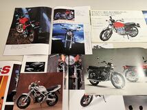 ●当時物 バイクカタログ11点セット●昭和 旧車 まとめて ホークCB400T CB400Four ゼファー インパルスGSX400 RD400 ZRX XJR400R イナズマ_画像10