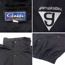 ●GAMAKATSU ガマカツ フィッシング スーツ セットアップ ウインドブレーカー パンツ ジャケット 釣り メンズ 3L 大きいサイズ 1円スタート_画像6