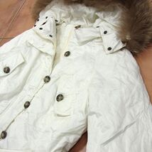 定価10万円以上●MARELLA マレーラ ダウン コート ジャケット ラクーンファー 毛皮 レディース 大きいサイズ 正規品 フーデッド_画像7